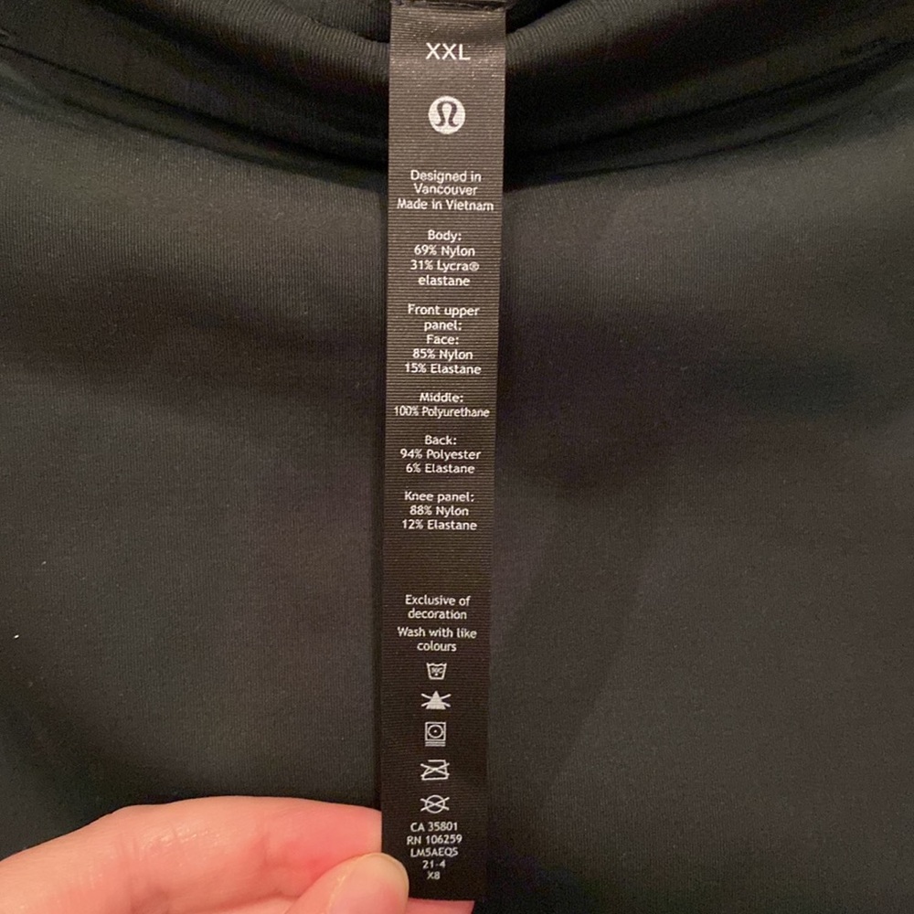 Surge Lululemon Leggings Size XXL - Picture 8 of 12